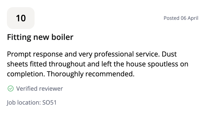 Checkatrade review