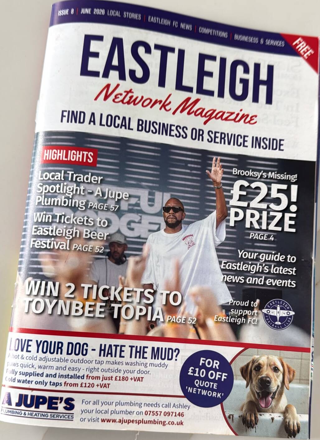 Eastleigh Network Magazine cover.