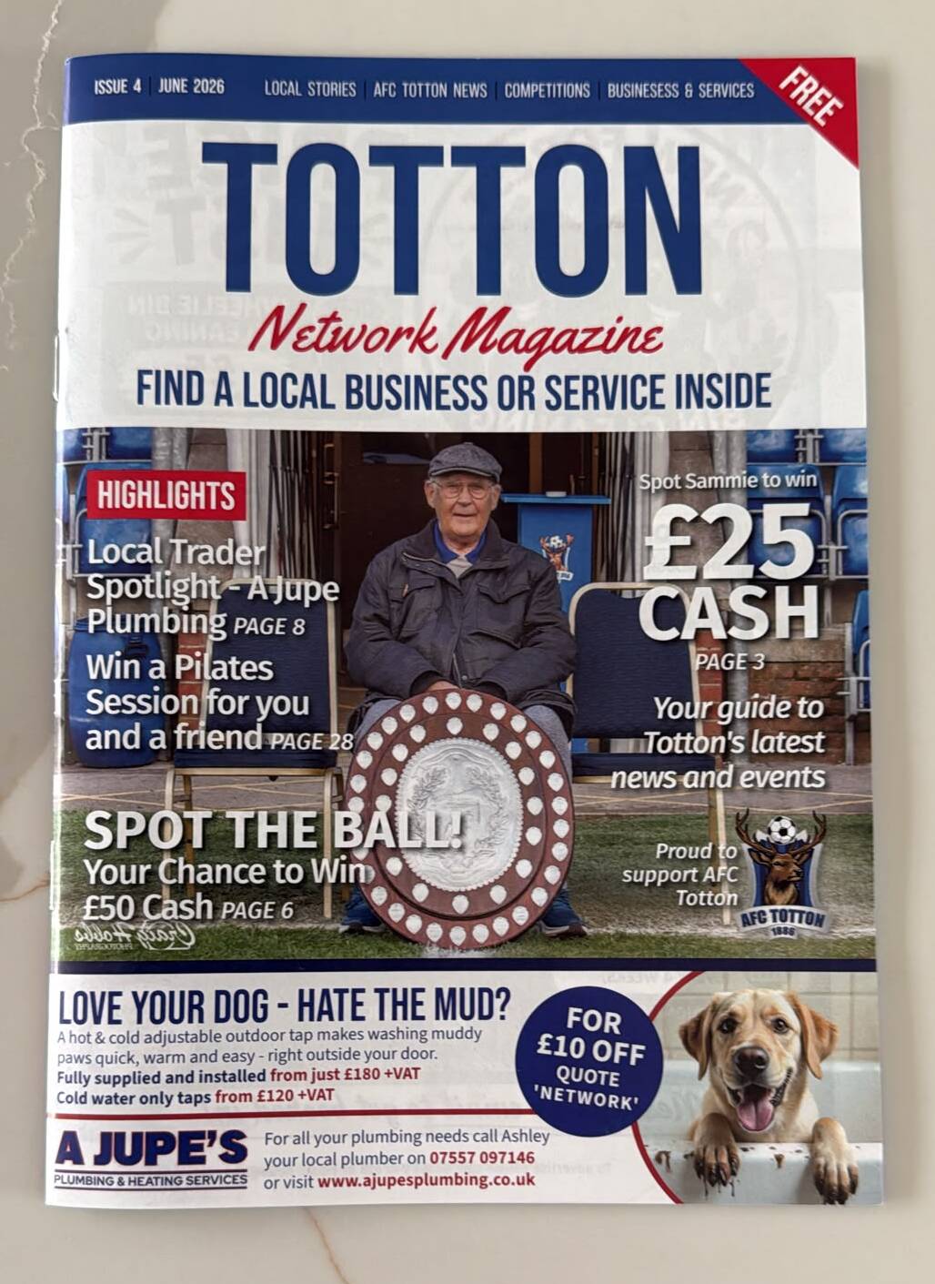 Totton Network Magazine cover.